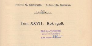 Znatowicz Wszechświat 1908 r.